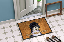 Load image into Gallery viewer, Portuguese Water Dog Wipe your Paws Doormat - 24x36 Decorative Floor Mat – Indoor/Outdoor Rug with Artistic Flair SS4894JMAT
