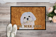 Load image into Gallery viewer, Puppy Cut Maltese Wipe your Paws Doormat - 24x36 Decorative Floor Mat – Indoor/Outdoor Rug with Artistic Flair SS4897JMAT