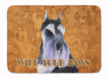 Load image into Gallery viewer, Schnauzer Wipe your Paws Machine Washable Memory Foam Mat SS4900RUG