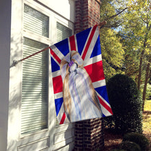Load image into Gallery viewer, Shih Tzu with English Union Jack British Flag Flag Canvas House Size SS4907CHF