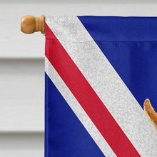 Load image into Gallery viewer, Min Pin with English Union Jack British Flag Flag Canvas House Size SS4908CHF