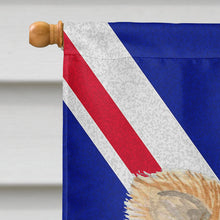 Load image into Gallery viewer, Chihuahua with English Union Jack British Flag Flag Canvas House Size SS4915CHF
