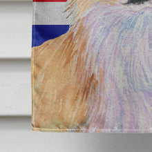 Load image into Gallery viewer, Chihuahua with English Union Jack British Flag Flag Canvas House Size SS4915CHF