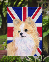 Load image into Gallery viewer, Chihuahua with English Union Jack British Flag Garden Flag - Outdoor Decorative Yard Flag SS4915GF