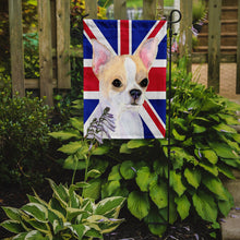 Load image into Gallery viewer, Chihuahua with English Union Jack British Flag Garden Flag - Outdoor Decorative Yard Flag