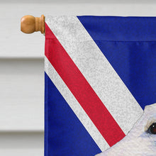 Load image into Gallery viewer, Borzoi with English Union Jack British Flag Flag Canvas House Size SS4917CHF