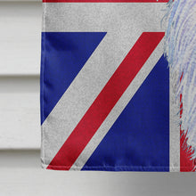 Load image into Gallery viewer, Borzoi with English Union Jack British Flag Flag Canvas House Size SS4917CHF