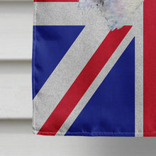 Load image into Gallery viewer, Fox Terrier with English Union Jack British Flag Flag Canvas House Size SS4920CHF