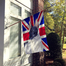 Load image into Gallery viewer, Rat Terrier with English Union Jack British Flag Flag Canvas House Size SS4922CHF