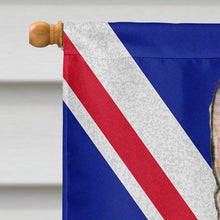 Load image into Gallery viewer, Rat Terrier with English Union Jack British Flag Flag Canvas House Size SS4922CHF