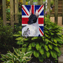 Load image into Gallery viewer, Rat Terrier with English Union Jack British Flag Garden Flag – Decorative Outdoor Yard Flag SS4922GF