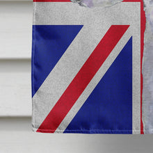 Load image into Gallery viewer, Bedlington Terrier with English Union Jack British Flag Flag Canvas House Size SS4925CHF