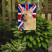 Load image into Gallery viewer, French Bulldog with English Union Jack British Flag Garden Flag – Decorative Outdoor Yard Flag SS4927GF