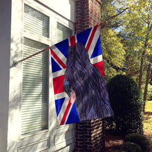 Load image into Gallery viewer, Briard with English Union Jack British Flag Flag Canvas House Size SS4931CHF