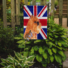 Load image into Gallery viewer, Brussels Griffon with English Union Jack British Flag Garden Flag - Outdoor Decorative Yard Flag