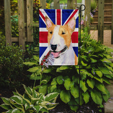 Load image into Gallery viewer, Bull Terrier with English Union Jack British Flag Garden Flag - Outdoor Decorative Yard Flag