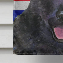Load image into Gallery viewer, Australian Kelpie with English Union Jack British Flag Flag Canvas House Size SS4940CHF