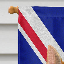 Load image into Gallery viewer, Norwich Terrier with English Union Jack British Flag Flag Canvas House Size SS4941CHF