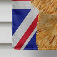 Load image into Gallery viewer, Norwich Terrier with English Union Jack British Flag Flag Canvas House Size SS4941CHF