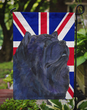 Load image into Gallery viewer, Chow Chow with English Union Jack British Flag Garden Flag - Outdoor Decorative Yard Flag SS4943GF