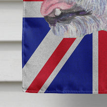 Load image into Gallery viewer, Jack Russell Terrier with English Union Jack British Flag Flag Canvas House Size SS4946CHF