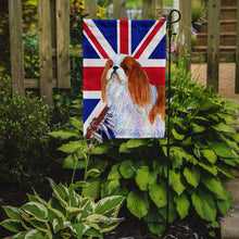 Load image into Gallery viewer, English Toy Spaniel with English Union Jack British Flag Garden Flag - Outdoor Decorative Yard Flag