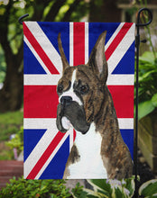 Load image into Gallery viewer, Boxer with English Union Jack British Flag Garden Flag – Decorative Outdoor Yard Flag SS4950GF