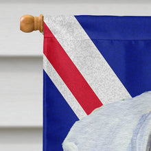 Load image into Gallery viewer, Boxer with English Union Jack British Flag Flag Canvas House Size SS4951CHF