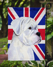 Load image into Gallery viewer, Boxer with English Union Jack British Flag Garden Flag – Decorative Outdoor Yard Flag SS4951GF