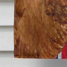 Load image into Gallery viewer, Sussex Spaniel with English Union Jack British Flag Flag Canvas House Size SS4952CHF