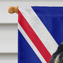 Load image into Gallery viewer, Tibetan Spaniel with English Union Jack British Flag Flag Canvas House Size SS4954CHF