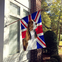 Load image into Gallery viewer, Springer Spaniel with English Union Jack British Flag Flag Canvas House Size SS4955CHF