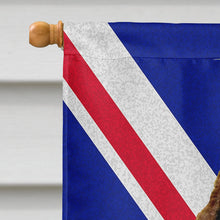 Load image into Gallery viewer, Springer Spaniel with English Union Jack British Flag Flag Canvas House Size SS4955CHF