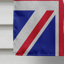 Load image into Gallery viewer, Basenji with English Union Jack British Flag Flag Canvas House Size SS4956CHF