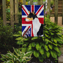 Load image into Gallery viewer, Basenji with English Union Jack British Flag Garden Flag – Decorative Outdoor Yard Flag SS4956GF