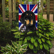 Load image into Gallery viewer, Gordon Setter with English Union Jack British Flag Garden Flag – Decorative Outdoor Yard Flag SS4957GF