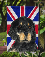 Load image into Gallery viewer, Gordon Setter with English Union Jack British Flag Garden Flag – Decorative Outdoor Yard Flag SS4957GF