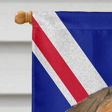 Load image into Gallery viewer, Bullmastiff with English Union Jack British Flag Flag Canvas House Size SS4959CHF