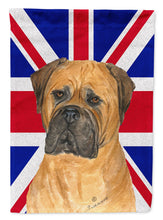 Load image into Gallery viewer, Bullmastiff with English Union Jack British Flag Garden Flag - Outdoor Decorative Yard Flag SS4959GF
