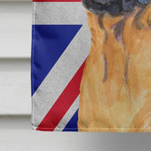 Load image into Gallery viewer, Bullmastiff with English Union Jack British Flag Flag Canvas House Size SS4962CHF