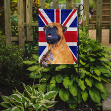 Load image into Gallery viewer, Bullmastiff with English Union Jack British Flag Garden Flag - Outdoor Decorative Yard Flag SS4962GF