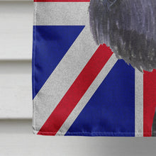 Load image into Gallery viewer, Schnauzer with English Union Jack British Flag Flag Canvas House Size SS4965CHF
