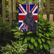 Load image into Gallery viewer, Schnauzer with English Union Jack British Flag Garden Flag - Outdoor Decorative Yard Flag