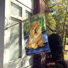 Load image into Gallery viewer, Chow Chow Flag Canvas House Size