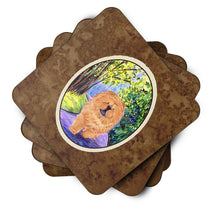 Load image into Gallery viewer, Chow Chow Coasters - Set of 4 Lightweight Foam, Absorbent Drink Coasters