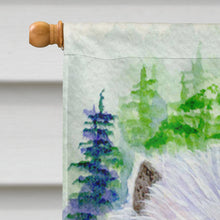 Load image into Gallery viewer, Westie Flag Canvas House Size