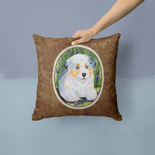Load image into Gallery viewer, Australian Shepherd Throw Pillow - 14x14 Decorative Pillow – Art for Your Home &amp; Patio