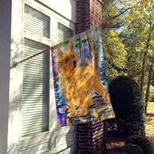 Load image into Gallery viewer, Norwich Terrier Flag Canvas House Size