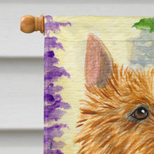 Load image into Gallery viewer, Norwich Terrier Flag Canvas House Size