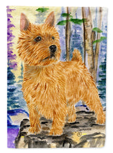 Load image into Gallery viewer, Norwich Terrier Flag Canvas House Size